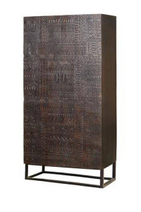 DULAP HIEROGLYPH 6872, MARO, LEMN DE MANGO SI METAL, STIL INDUSTRIAL, GINER Y COLOMER - Img 2