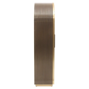 DULAP LES ARCS CU 2 USI, AURIU PERIAT, 8103, CONFECTIONATA DIN MDF SI ALAMA STIL MODERN - Img 2