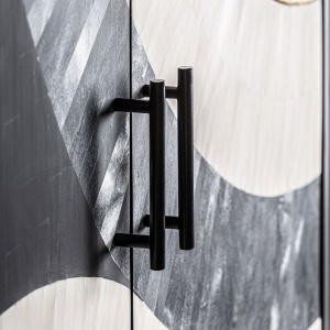 DULAP LIVING DARU 161CM, DIN LEMN DE MANGO SI METAL, DESIGN ART DECO, VICAL HOME - Img 5