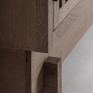 DULAP LIVING GABIA 195CM, DIN LEMN DE MANGO, DESIGN CONTEMPORAN, VICAL HOME - Img 7