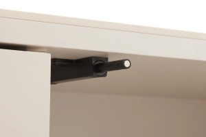 DULAP LIVING SAVOY 130CM, 3D, REALIZAT DIN MDF SI PLACA CERAMICA, CULOARE ALBA, ARTIM GROUP SELECTION - Img 6