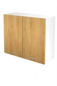 DULAP SUSPENDAT VENTO G-80/72, ALB/STEJAR MIERE, STIL MODERN, HALMAR