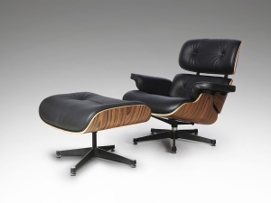 EAMES, FORMAT DIN FOTOLIU+ TABURET, PIELE, FURNIR CURBAT SI METAL, DESIGN MODERN, SCHULLER - Img 3