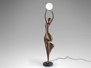 FIGURINA DECORATIVA( LAMPADAR), EL ARBOL, 715591, CU LED 190CM, FIBRA DE STICLA, RASINA SI LED, DESIGN MODERN - Img 4
