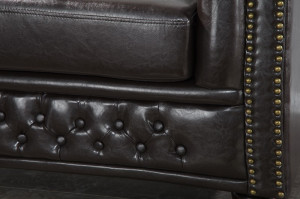 FOTOLIU CHESTERFIELD 9684 CAFENIU INCHIS DESIGN CLASIC - Img 4