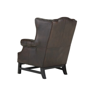 FOTOLIU CHESTERFIELD, DIN LEMN SI PIELE NATURALA, CULOARE MARO, ARTIM SELECTION - Img 7
