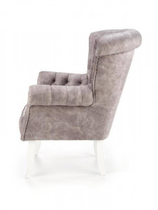 FOTOLIU CONFORTABIL ITALO GRI, STIL CHESTERFIELD, HALMAR - Img 3