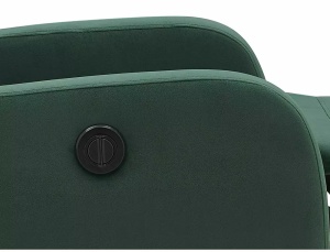 FOTOLIU CONFORTABIL PEGAZ, VERDE BLUVEL 78, TAPITERIE DIN CATIFEA, CU FUNCTIE DE RABATARE, STIL MODERN - Img 4