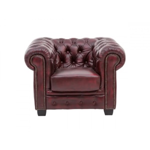 FOTOLIU DE LUX CHESTERFIELD DOVER, DIN PIELE NATURALA, CULOARE ROSIE, ARTIM SELECTION - Img 7