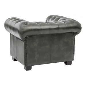 FOTOLIU DE LUX CHESTERFIELD DOVER, DIN PIELE NATURALA, CULOARE VERDE, ARTIM SELECTION - Img 2