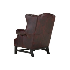 FOTOLIU DE LUX CHESTERFIELD KINGFIELDS, DIN PIELE NATURALA, CULOARE ROSU, ARTIM SELECTION - Img 6