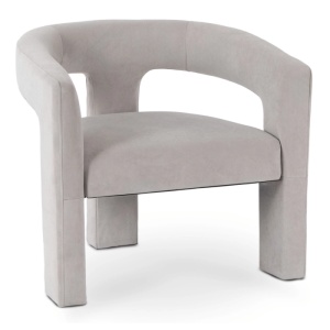 FOTOLIU DEOSEBIT, ARTIM MEBLE, REALIZAT DIN MATERIAL CATIFEA GRI SI METAL, STIL MODERN - Img 9
