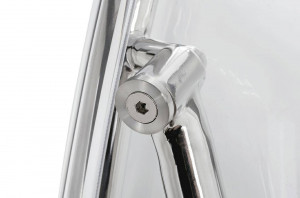 FOTOLIU EXCLUSIVIST BUBBLE STAND 2, ARGINTIU/TRANSPARENT/CROM, DIN ACRIL SI PIELE ECOLOGICA, STIL MODERN - Img 3