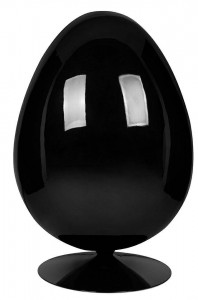 FOTOLIU EXCLUSIVIST OVALIA, NEGRU/NEGRU, DIN FIBRA DE STICLA, STIL MODERN - Img 4