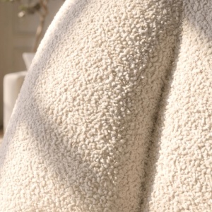 FOTOLIU LIVING ROTATIV SONNY, REALIZAT DIN METAL SI TEXTIL BOUCLE, CULOARE BEJ/AURIU, ARTIM MEBLE - Img 3