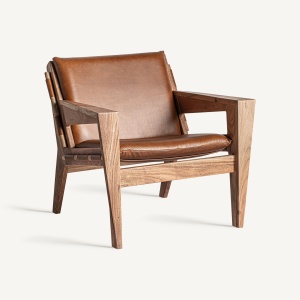 FOTOLIU MELLE 35033, MARO, CONFECTIONAT DIN LEMN DE SALCAM SI PIELE, STIL MODERN