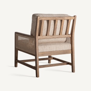 FOTOLIU ROMARAND 35200, BEJ SI NATURAL, CONFECTIONAT DIN RACHITA, MDF SI LEMN DE MANGO, STIL MODERN - Img 4