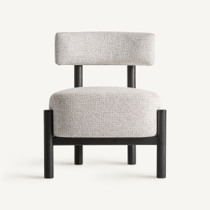 FOTOLIU SINDHU, REALIZAT DIN LEMN DE FRASIN SI TEXTIL, CULOARE BEJ/GRI, REALIZAT MANUAL, VICAL HOME - Img 2