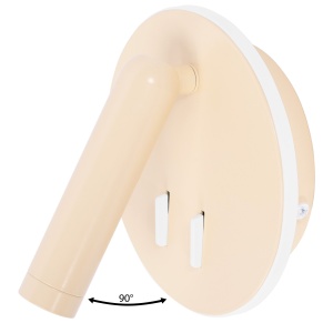 Lampa de perete APP1615-1W beige - Img 4