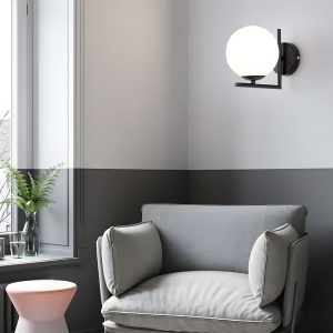 Lampa de perete G101-1W Black White - Img 2