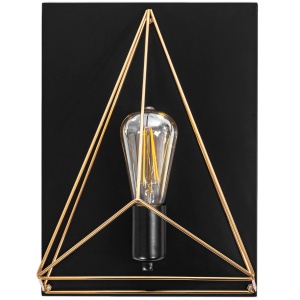 Lampă de perete sticlă App1095-1W Black - Img 1