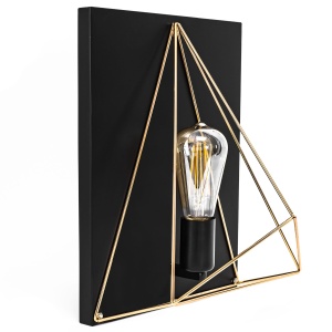 Lampă de perete sticlă App1095-1W Black - Img 2
