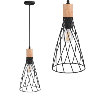 Lampă de tavan APP1268-1CP Black - Img 1