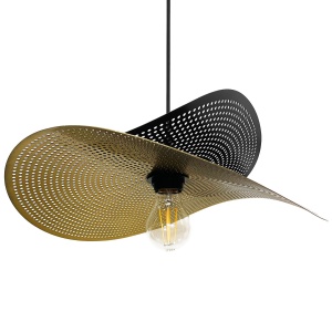 Lampă de tavan APP1472-1CP black/old gold - Img 3