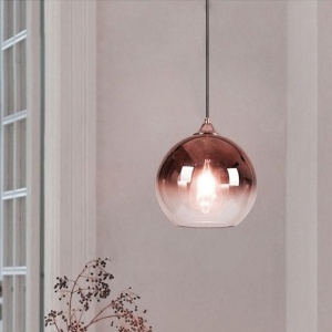 Lampa DE TAVAN din sticla APP 313-1CP Rose Gold - Img 2