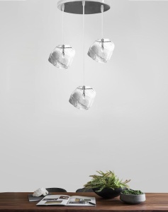 Lampa ICE APP320 moderna Design Loft tripla - Img 2