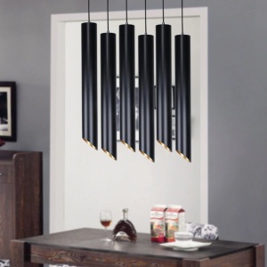 LAMPĂ MODERNĂ AURIE NEAGRA 30 CM APP574-1CP - Img 2