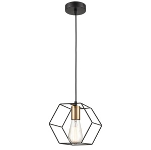 Lampă suspendată APP1131-1CP Black/gold - Img 2