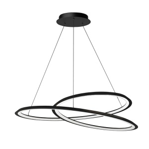 Lampă suspendată APP1194-CP Black - Img 1