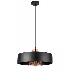 Lampă suspendată APP1246-1CP Black/Rose gold - Img 2