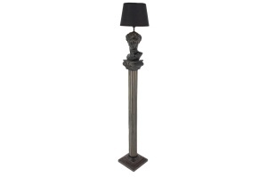 LAMPADAR, DAVID 120CM, REALIZAT DIN POLIRASINA SI TEXTIL, CULOARE NEAGRA, REALIZAT MANUAL, ARTIM GROUP SELECTION - Img 2