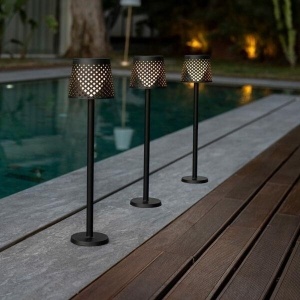 LAMPADAR DE GRADINA GRETA SOLAR, 5 IN 1, CONFECTIONAT DIN MATERIAL RECICLAT, STIL MODERN - Img 2