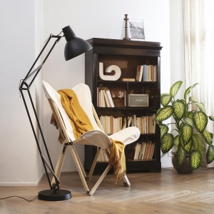 LAMPADAR WALLY PT1, NEGRU, DIN METAL, STIL MODERN - Img 2