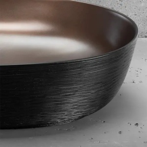 LAVOAR CERAMIC PENTRU BLAT CLEO 61, CUPRU PERIAT/NEGRU, CALITATE SUPERIOARA - Img 3