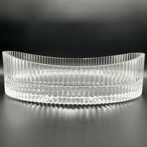LAVOAR CU STRIATII HARPER TRANSPARENT, STICLA SECURIZATA, CALITATE SUPERIOARA, REA - Img 3