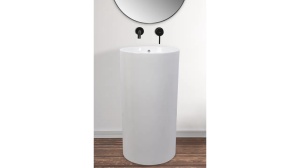 LAVOAR STATIV ESTERA, 85 CM, ALB, DIN CERAMICA, CALITATE SUPERIOARA - Img 2