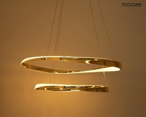 LUSTRA ANILLO 2, AURIE, CONFECTIONATA DIN METAL SI ALUMINIU, STIL MODERN