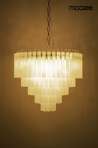 LUSTRA GORDON 80, AURIE, CONFECTIONATA DIN METAL SI STICLA, STIL MODERN