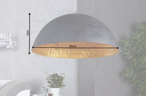 LUSTRA MODERNA 50CM, GLOW , COD 10717, STIL MODERN, REALIZATA DIN METAL IN NEGRU/AURIU - Img 7