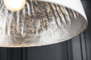 LUSTRA MODERNA 50CM, GLOW , COD 13209, STIL MODERN, REALIZATA DIN METAL IN ALB/ARGINTIU - Img 3