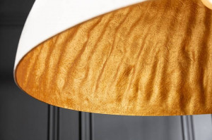 LUSTRA MODERNA 70CM, GLOW , COD 36319, STIL MODERN, REALIZATA DIN METAL IN ALB/AURIU - Img 3