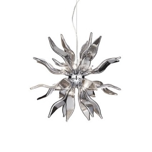 LUSTRA SUSPENDATA LEAVES SP8 FUMURIE DESIGN MODERN IDEAL LUX - Img 1