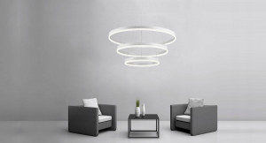 LUSTRA VEGAS APP657, 20x40x60 cm, ALB/GRI, DIN METAL DE INALTA CALITATE, STIL MODERN, TU - Img 6