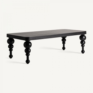 MASA DEOSEBITA, ZENIVA 255CM, LEMN MANGO, NEGRU, ARTIM GROUP SELECTION