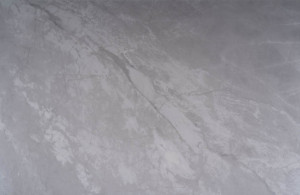 MASA DINING, 140 CM, EFECT DE MARMURA GRI/NEGRU MAT, BLAT DIN CERAMICA SI PICIOARE DIN METAL, STIL MODERN - Img 4