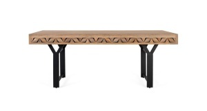 MASA DINING 200CM, LEMN DE MANGO SI METAL, GINER Y COLOMER